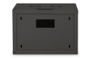 Digitus | Wall Mounting Cabinet | DN-19 07-U-SW | Black | IP protection class: IP20