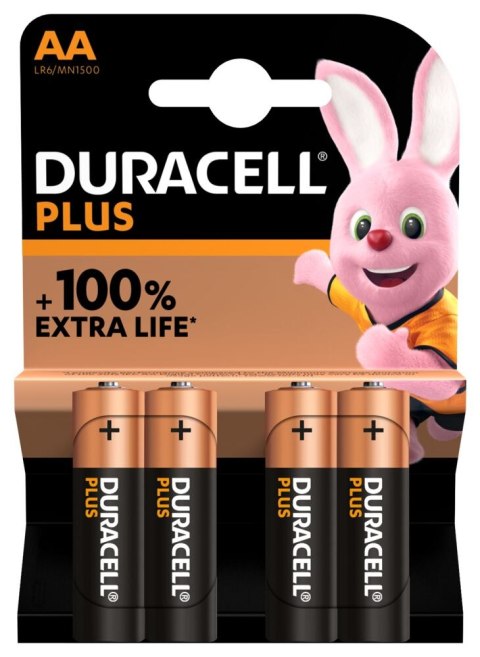 Duracell | AA | Alkaline | 4 pc(s) | Plus MN1500
