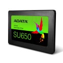 ADATA | Ultimate SU650 | 256 GB | SSD form factor 2.5"" | SSD interface SATA 6Gb/s | Read speed 520 MB/s | Write speed 450 MB/s
