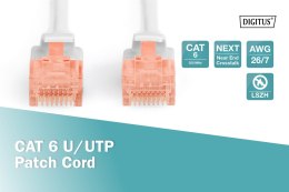 Digitus Patch Cord CAT 6 U-UTP, Cu, LSZH AWG26/7, 5 m