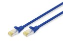 Digitus | CAT 6a | Patch cable | Shielded foiled twisted pair (SFTP) | Male | RJ-45 | Male | RJ-45 | Blue | 0.5 m