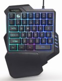 Gembird | 2-in-1 backlight USB gaming desktop kit | GGS-IVAR-TWIN | Keyboard and Mouse Set | Wired | Mouse included | US | Black