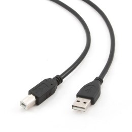 Gembird Cable USB2 AM-BM 1 m, Black, USB B, USB A
