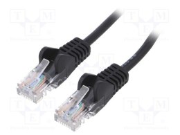Goobay | CAT 6 | Patch cable | Unshielded twisted pair (UTP) | Male | RJ-45 | Male | RJ-45 | Black | 0.25 m