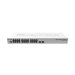 MikroTik Cloud Router Switch CRS326-24G-2S+RM Managed L3, Rackmountable, 1 Gbps (RJ-45) porty ilość 24, SFP+ porty ilość 2, Rout