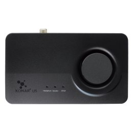 Asus Kompaktowa 5.1-kanałowa karta dźwiękowa USB i wzmacniacz słuchawkowy XONAR_U5 5.1-kanałowy