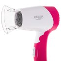 Adler | Hair Dryer | AD 2259 | 1200 W | Number of temperature settings 2 | White/Pink