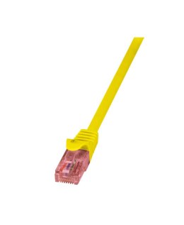 Logilink | CAT 6 | Patch cable | Unshielded twisted pair (UTP) | Male | RJ-45 | Male | RJ-45 | Yellow | 0.25 m