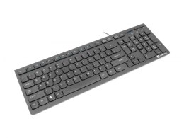 Natec | Keyboard | Discus 2 Slim | Standard | Wired | US | Black | USB 2.0 | 424 g | Numeric keypad