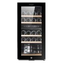 Adler | Wine Cooler | AD 8080 | Energy efficiency class G | Free standing | Bottles capacity 24 | Cooling type Compressor | Blac