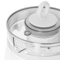 Adler | Kettle | AD 1299 | Electric | 2200 W | 1.5 L | Glass/Stainless steel | 360° rotational base | White