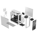 Fractal Design | Meshify 2 Lite TG Clear | Side window | White | E-ATX | Power supply included No | ATX