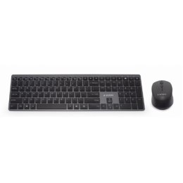 Gembird Backlight Pro Business Slim wireless desktop set 	KBS-ECLIPSE-M500 Keyboard and Mouse Set, Wireless, Mouse included, US