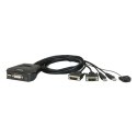 Aten 2-Port USB DVI Cable KVM Switch with Remote Port Selector Aten | Remote Port Selector | 2-Port USB DVI Cable KVM Switch wit