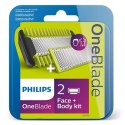 Philips | OneBlade Face and Body kit | QP620/50 | Number of shaver heads/blades 2 | Green