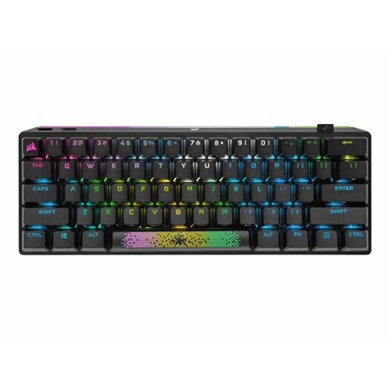 Corsair | Gaming Keyboard | K70 PRO MINI | Gaming keyboard | RGB LED light | NA | Black | Wireless | Bluetooth | MX Red Switch |