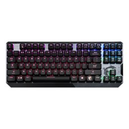MSI | VIGOR GK50 LOW PROFILE TKL | Gaming keyboard | RGB LED light | US | Wired | Black