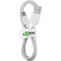 Goobay | USB cable | Plug | 4 pin USB Type A | Plug | White | 5 pin Micro-USB Type B | 1 m