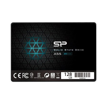 Silicon Power | A55 | 128 GB | SSD form factor 2.5"" | SSD interface SATA | Read speed 550 MB/s | Write speed 420 MB/s