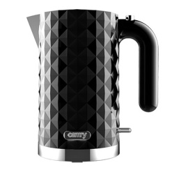 Camry CR 1269 Standard kettle, Plastic, Black, 2200 W, 360° rotational base, 1.7 L
