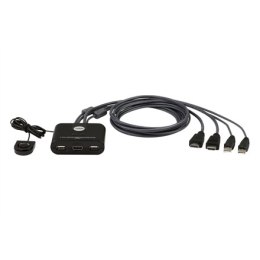 Aten 2-portowy przełącznik KVM USB FHD HDMI Cable CS22HF
