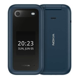 Nokia 2660 Flip Blue, 2,8 ", TFT LCD, 240 x 320, Unisoc, T107, wewnętrzna pamięć RAM 0,048 GB, 0,128 GB, microSDHC, Dual SIM, ap