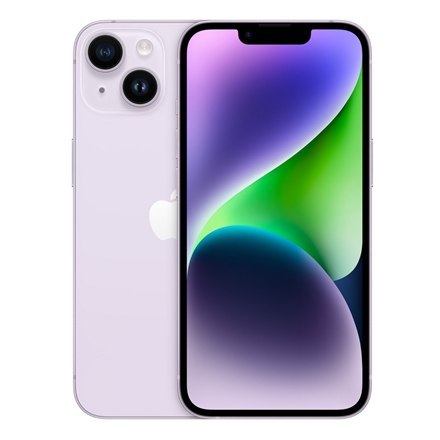 Apple | iPhone 14 | Purple | 6.1 "" | Super Retina XDR | Apple | A15 Bionic | Internal RAM 4 GB | 128 GB | Dual SIM | Nano-SIM |