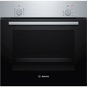 Bosch | HBF010BR3S | Oven | 66 L | Multifunctional | Manual | Knobs | Height 59.5 cm | Width 59.4 cm | Stainless steel