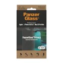 PanzerGlass | Screen protector - glass - with privacy filter | Apple iPhone 13 Pro Max, 14 Plus | Black | Transparent