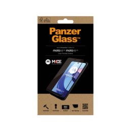 PanzerGlass | Screen protector - glass | Motorola Moto E30, E40 | Tempered glass | Black | Transparent