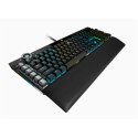 Corsair | K100 RGB Optical | Mechanical Gaming Keyboard | Mechanical Gaming Keyboard | US | Wired | Black/Red