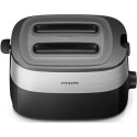 Philips | HD2517/90 Daily Collection | Toaster | Power 830 W | Number of slots 2 | Housing material Plastic | Black/Stainless St