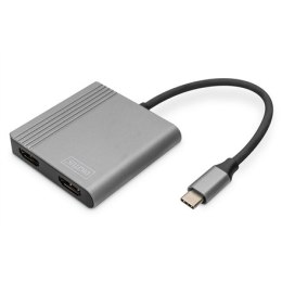 Digitus Video adapter cable | 19 pin HDMI Type A | Female | 24 pin USB-C | Male | Space grey