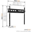 Vogels | Wall mount | MA3000-A | Fixed | 32-55 "" | Maximum weight (capacity) 60 kg | Black