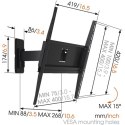 Vogels | Wall mount | MA3030-A1 | Full motion | 32-65 "" | Maximum weight (capacity) 25 kg | Black