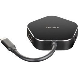 D-Link 4-in-1 USB-C Hub with HDMI and Power Delivery DUB-M420 0,11 m