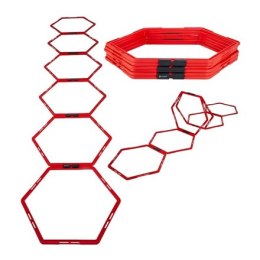 Pure2Improve Hexagon Agility Grid czerwony, plastik