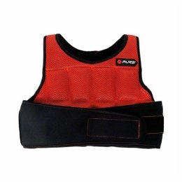 Pure2Improve Weight Vest 9.94 kg, 10 kg, Black/Red, Neoprene