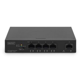 Digitus 4-portowy gigabitowy przełącznik PoE DN-95330-1 10/100/1000 Mbps (RJ-45), niezarządzalny, stacjonarny, porty Ethernet LA