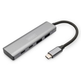 Digitus USB-C 4-portowy HUB 2x USB-A + 2x USB-C Gen2 DA-70245