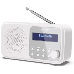 Przenośne radio cyfrowe Sharp DR-P420(WH) Tokyo, FM/DAB/DAB+, Bluetooth 5.0, USB lub zasilanie bateryjne, śnieżnobiały