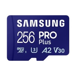 Karta microSD Samsung SB PRO Plus 256 GB, MicroSDXC, pamięć Flash klasy 10