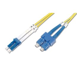 Digitus | Patch cable | Fibre optic | Male | SC single-mode | Male | LC single-mode | Yellow | 5 m