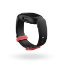 Fitbit Ace 3 Tracker fitness OLED Ekran dotykowy Wodoodporny Bluetooth Czarny/Racer Czerwony