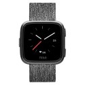 Inteligentny zegarek Fitbit Versa Anodowane aluminium Czarny węgiel Wodoodporny