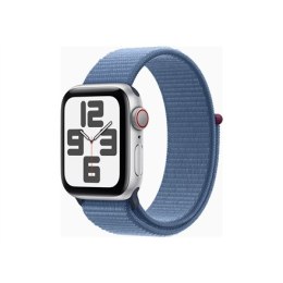 Apple SE (GPS + Cellular) Inteligentny zegarek 4G Aluminium Zimowy niebieski 40 mm Apple Pay Odbiornik GPS/GLONASS/Galileo/QZSS 