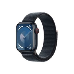 Apple Series 9 (GPS + Cellular) Inteligentny zegarek 4G Wykonane w 100% z aluminium pochodzącego z recyklingu Midnight 41 mm Odb