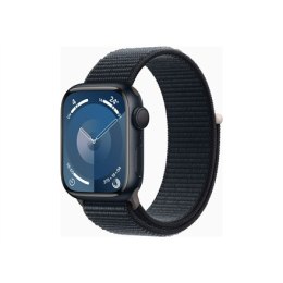 Apple Series 9 (GPS) Inteligentny zegarek Wykonany w 100% z aluminium pochodzącego z recyklingu Midnight 41 mm Odbiornik Apple P