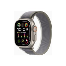 Apple Watch Ultra 2 GPS + Cellular, 49 mm Tytanowa obudowa z zieloną/szarą pętlą Trail - S/M Inteligentny zegarek Apple Ultra 2 