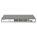 Digitus | Fast Ethernet PoE Switch 24-port PoE + 2 Combo, 370W PoE | DN-95343 | Unmanaged | Desktop | 10/100 Mbps (RJ-45) ports 
